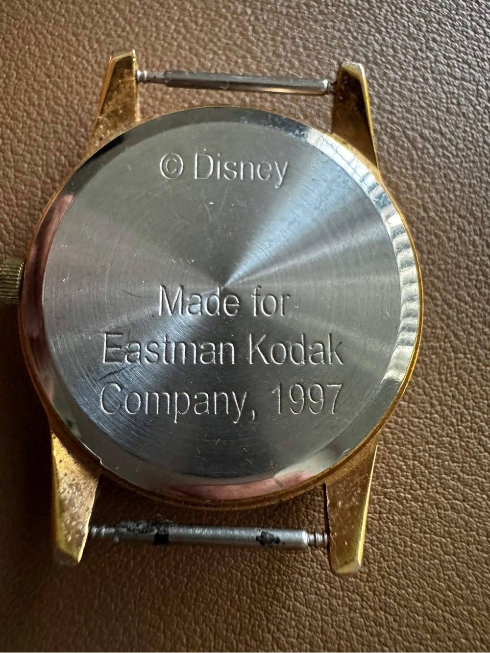 Disney Gold and Silver Watch Case Back